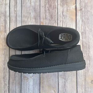 Hey Dude Black Slip-On Loafers